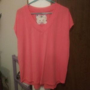 Top, burnt orange in color, size is xlg.